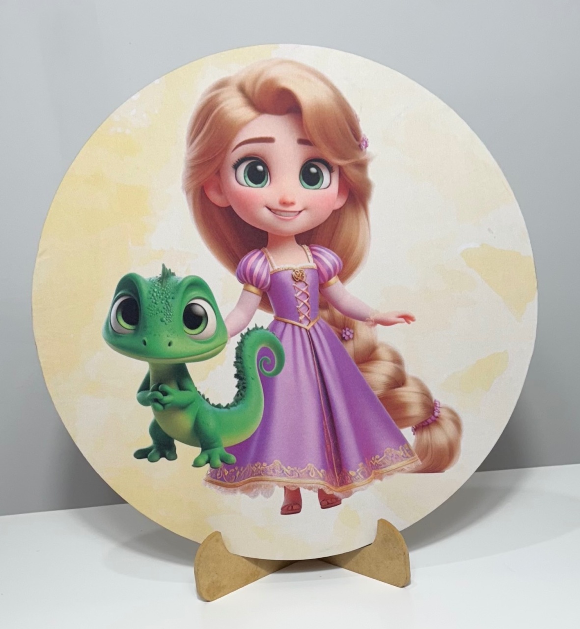 Mini Painel Rapunzel Baby/Cute - Doces Festas Decorações e Pegue e Monte