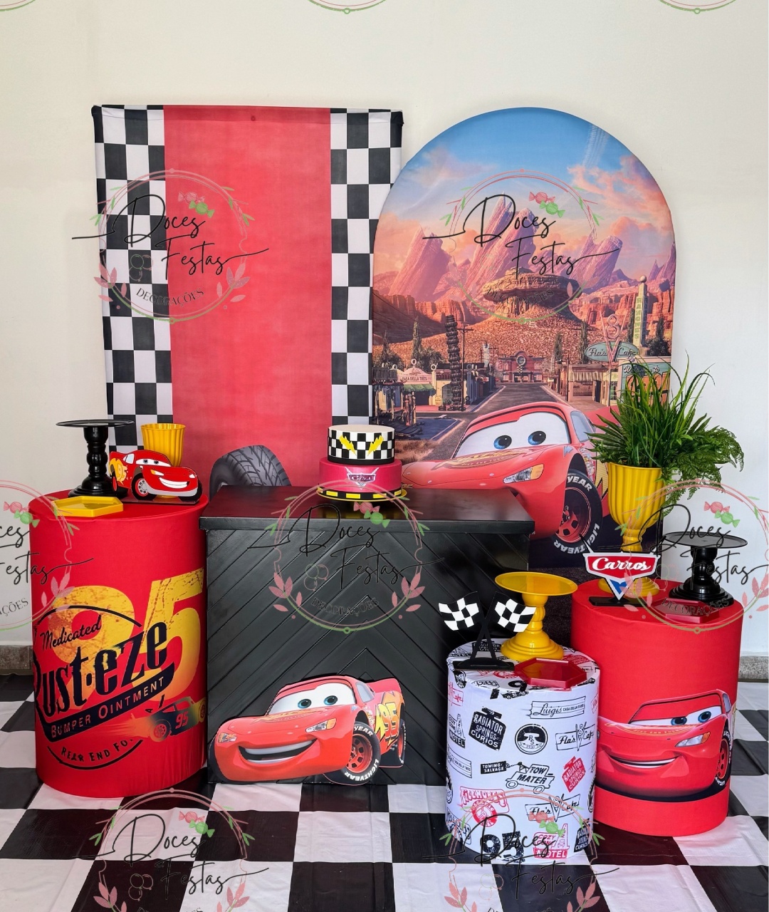 Kit Carros IV - Doces Festas Decorações e Pegue e Monte