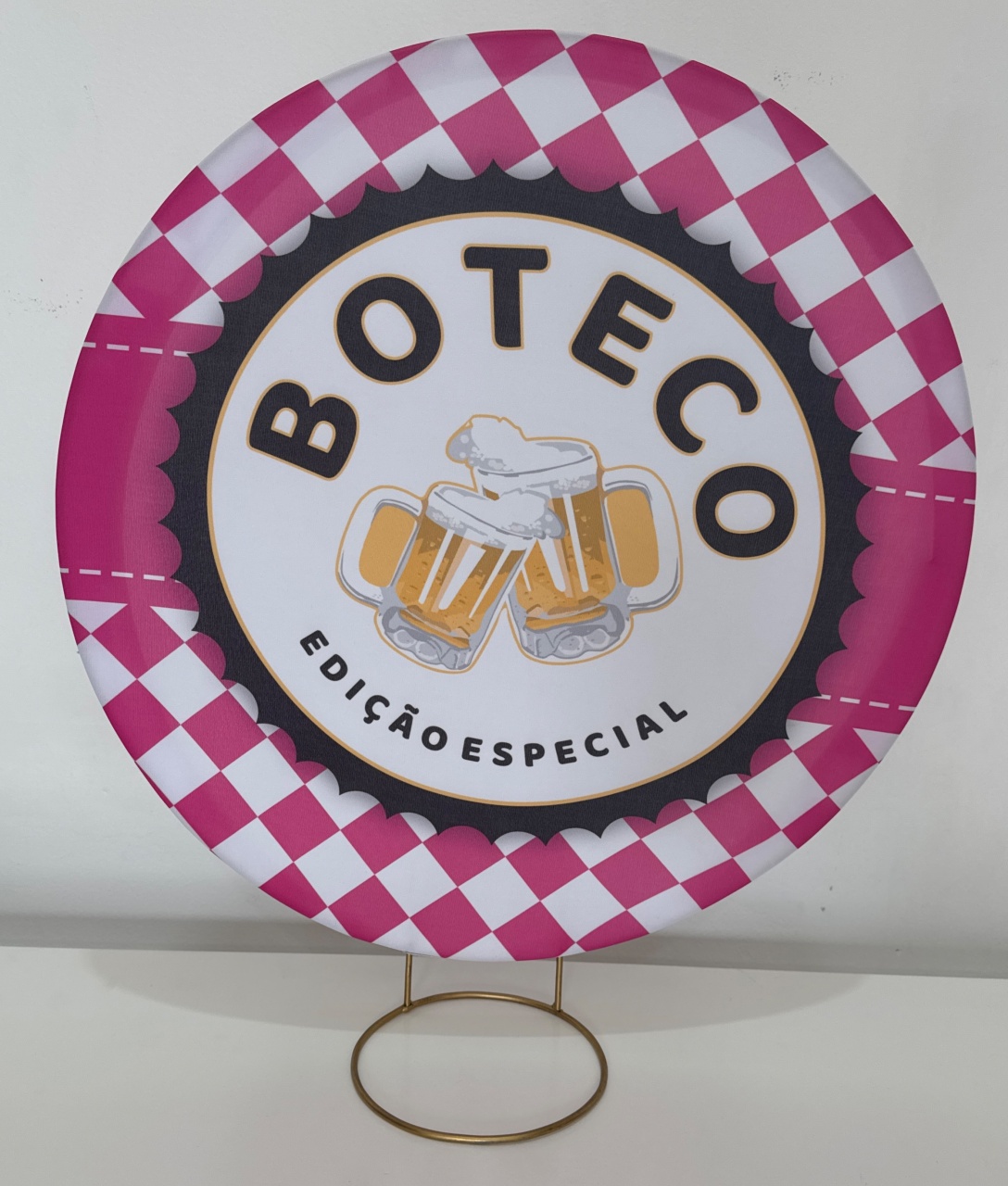 Mini Painel Boteco Feminino  - Doces Festas Decorações e Pegue e Monte