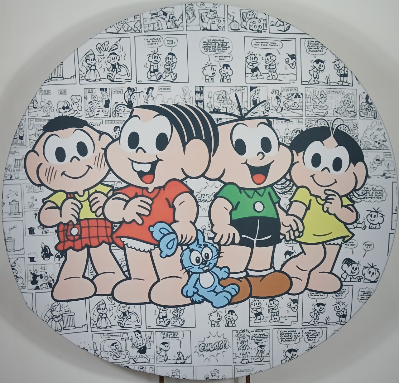 Painel Redondo - Turma da Mônica 2 - Doces Festas Decorações e Pegue e Monte