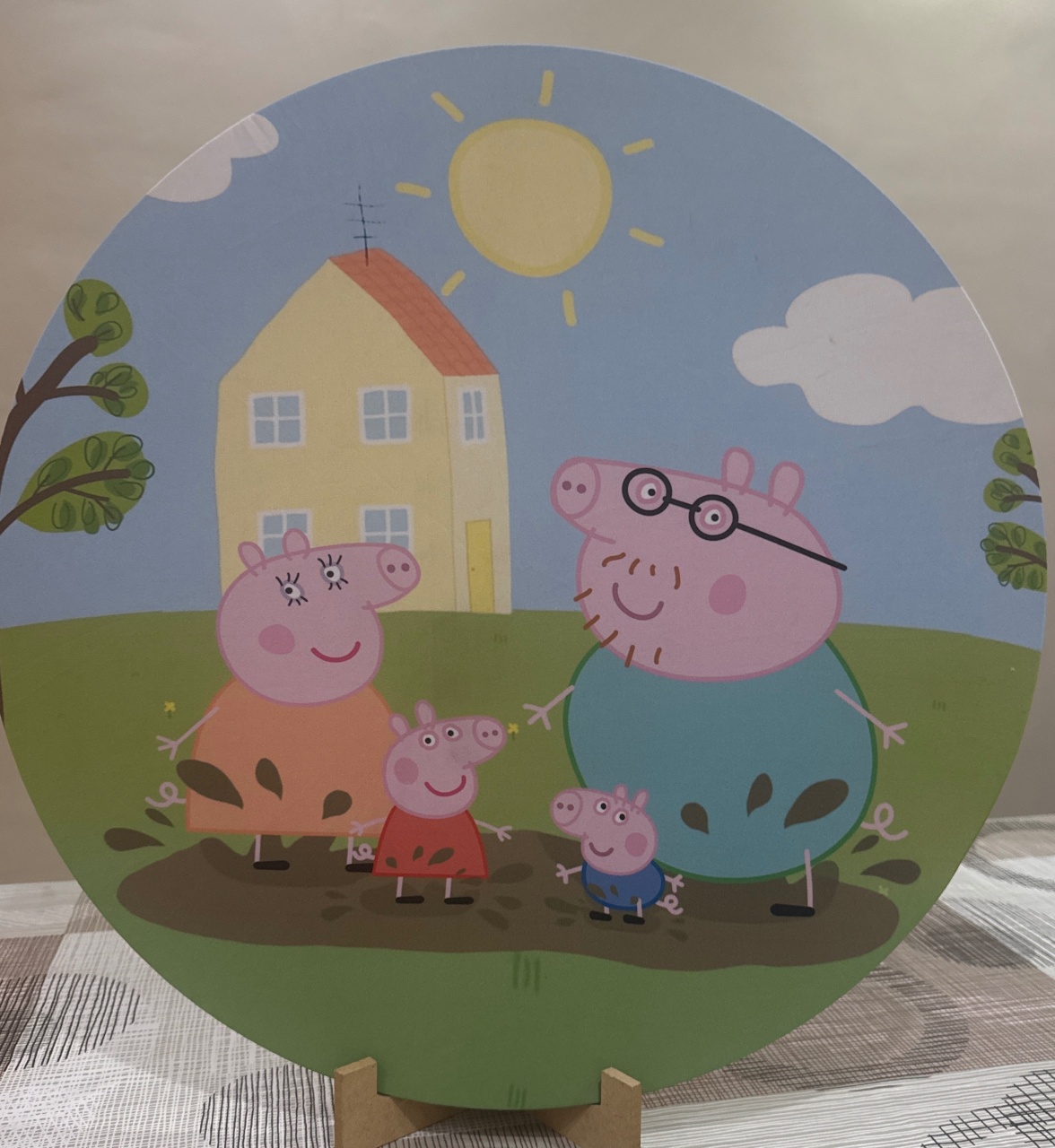 Mini Painel Peppa Pig - Doces Festas Decorações e Pegue e Monte