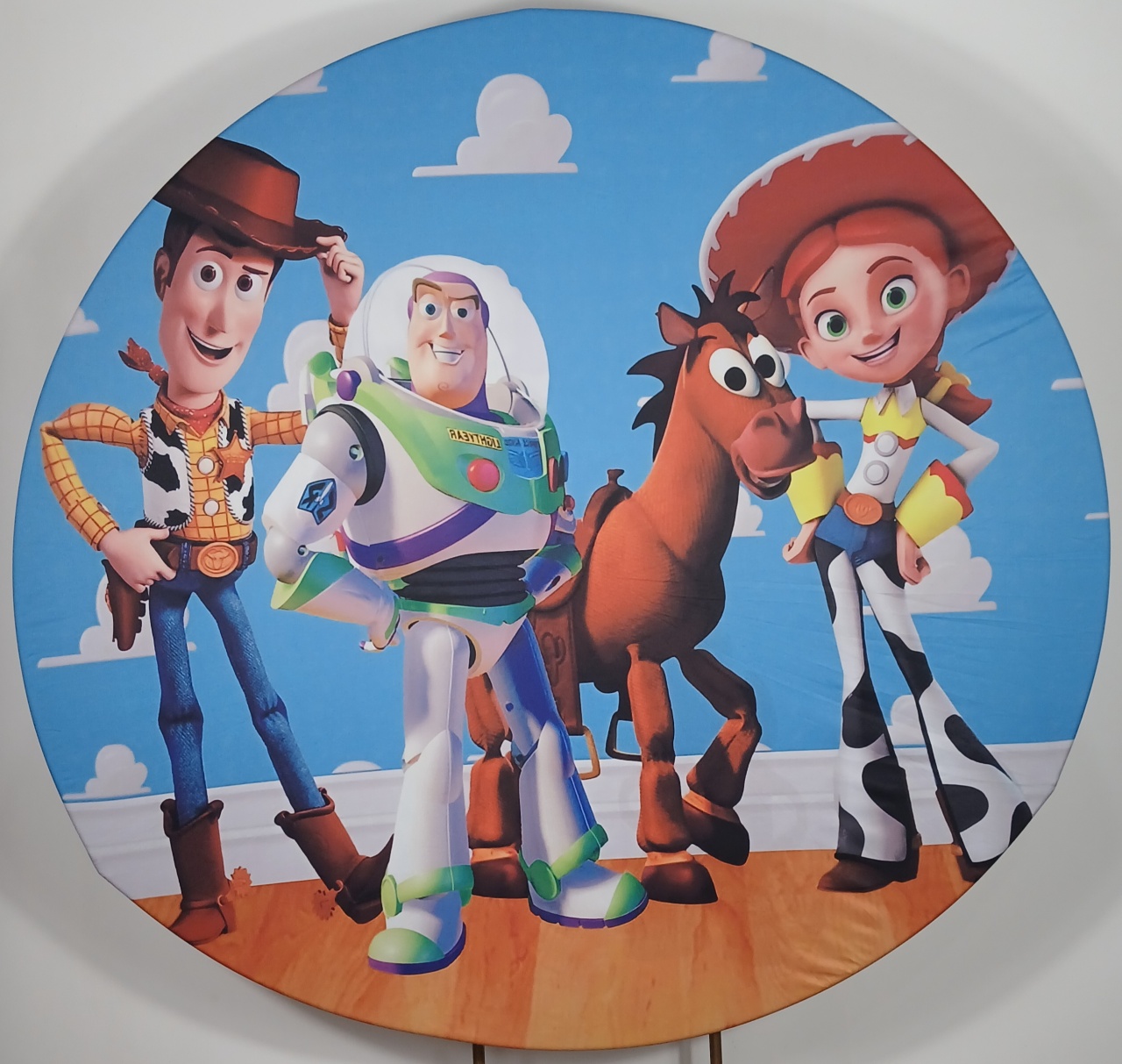 Painel Redondo - Toy Story 1 - Doces Festas Decorações e Pegue e Monte
