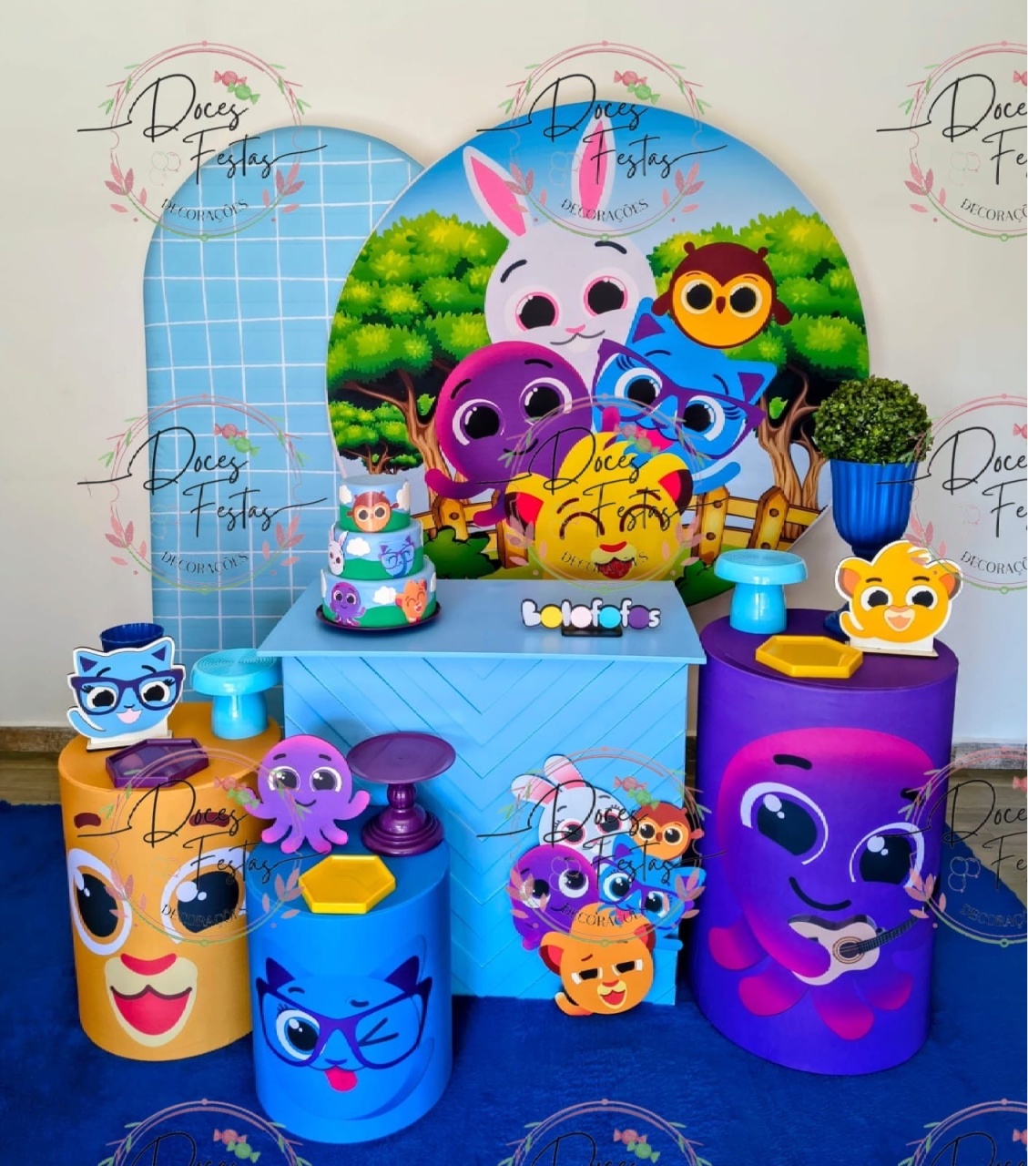 Kit Bolofofos VI - Doces Festas Decorações e Pegue e Monte