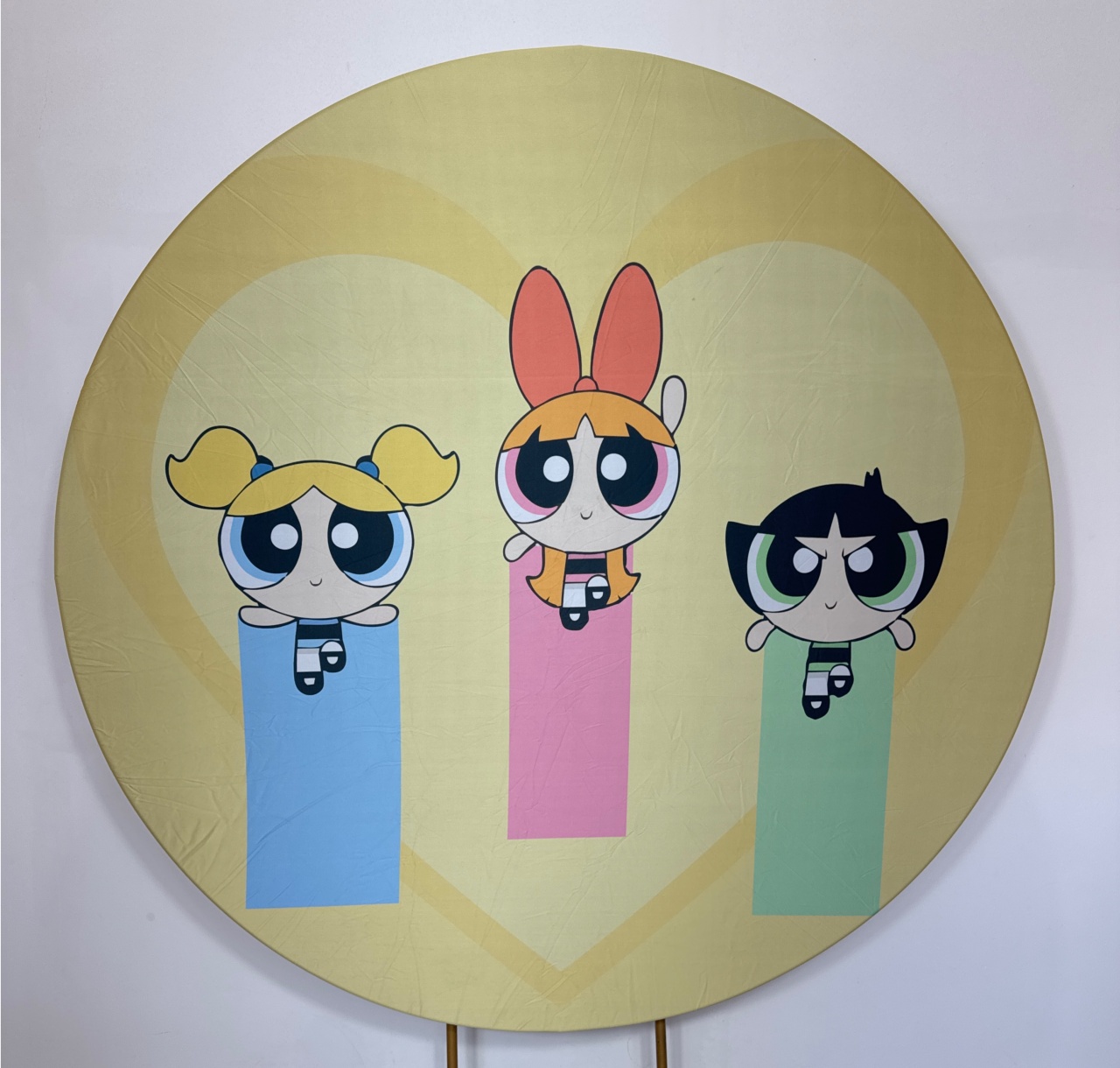 Painel Redondo - Meninas Super Poderosas  - Doces Festas Decorações e Pegue e Monte