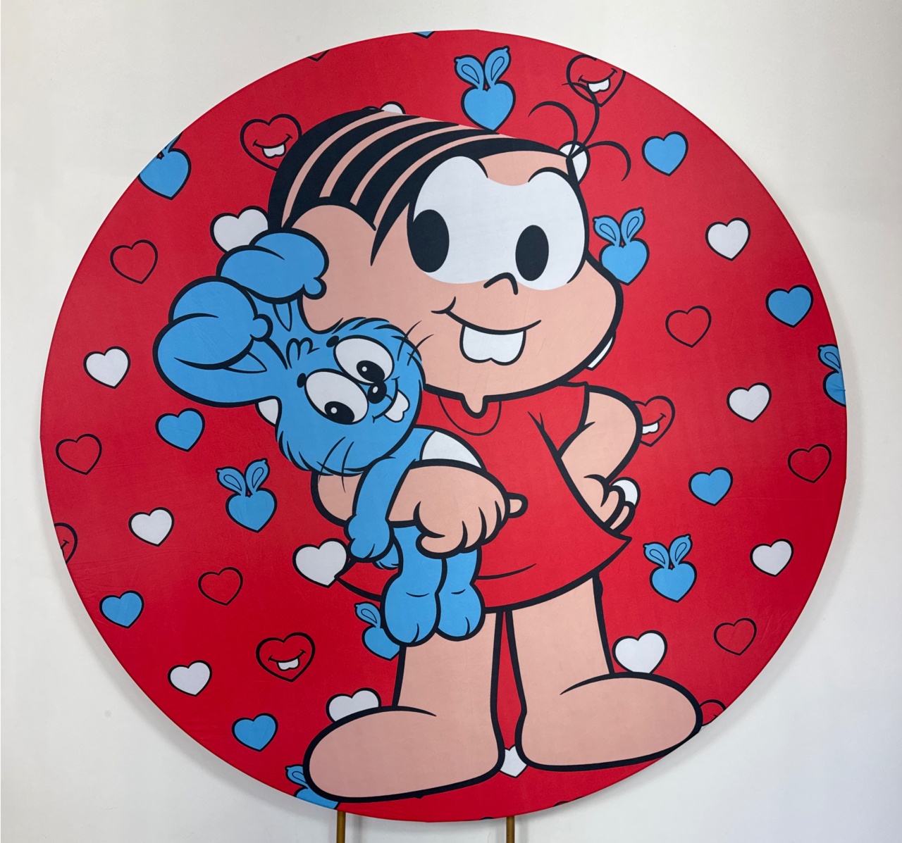 Painel Redondo - Mônica - Doces Festas Decorações e Pegue e Monte