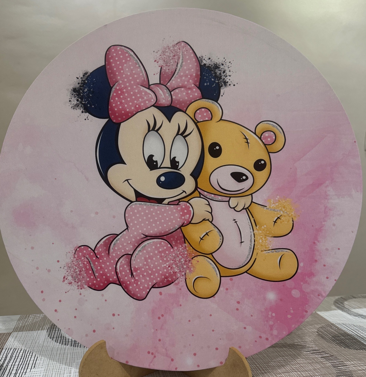 Mini Painel Minnie Rosa Baby - Doces Festas Decorações e Pegue e Monte