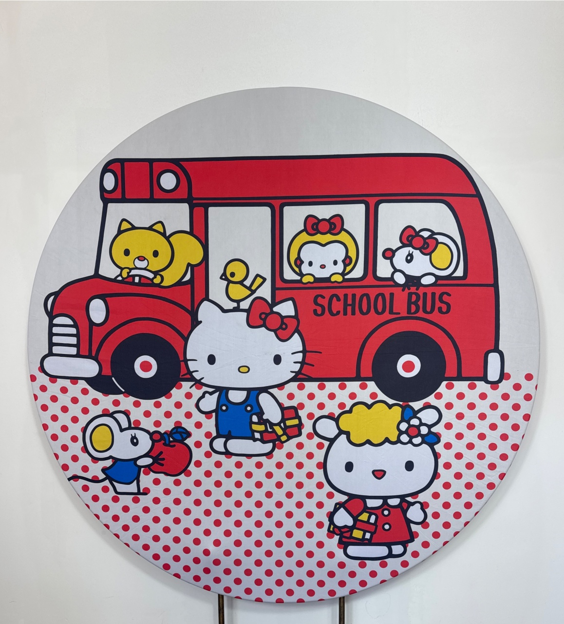 Painel Redondo - Hello Kitty 2 - Doces Festas Decorações e Pegue e Monte