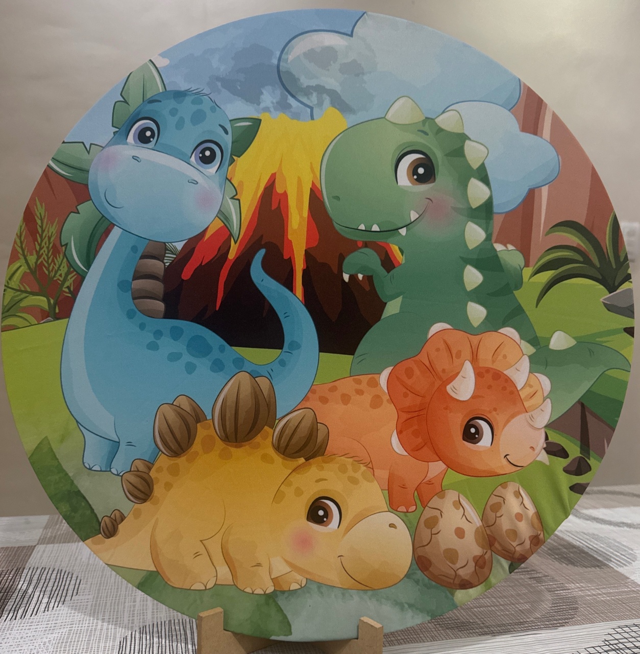 Mini Painel Dino Baby - Doces Festas Decorações e Pegue e Monte