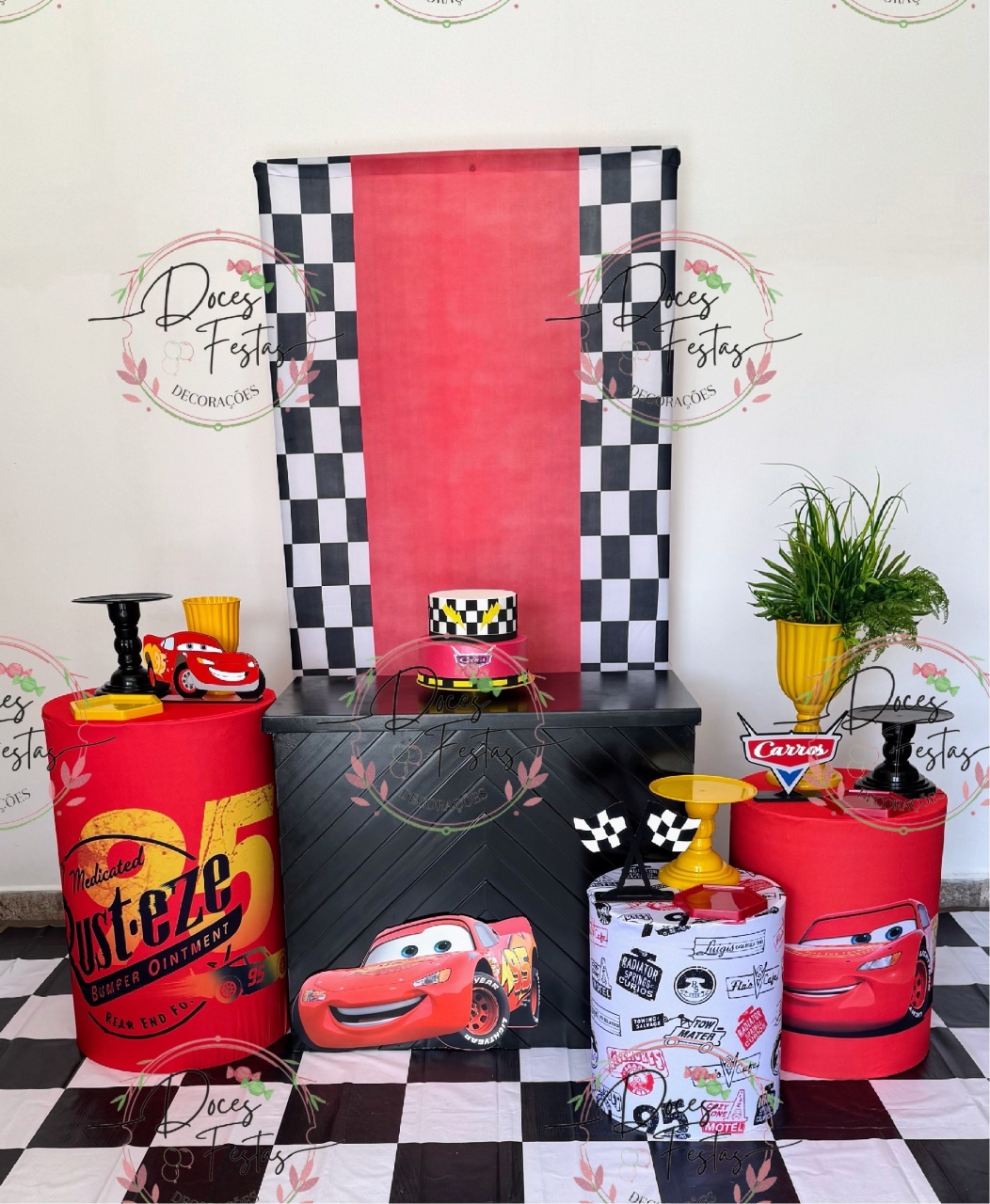 Kit Carros III  - Doces Festas Decorações e Pegue e Monte