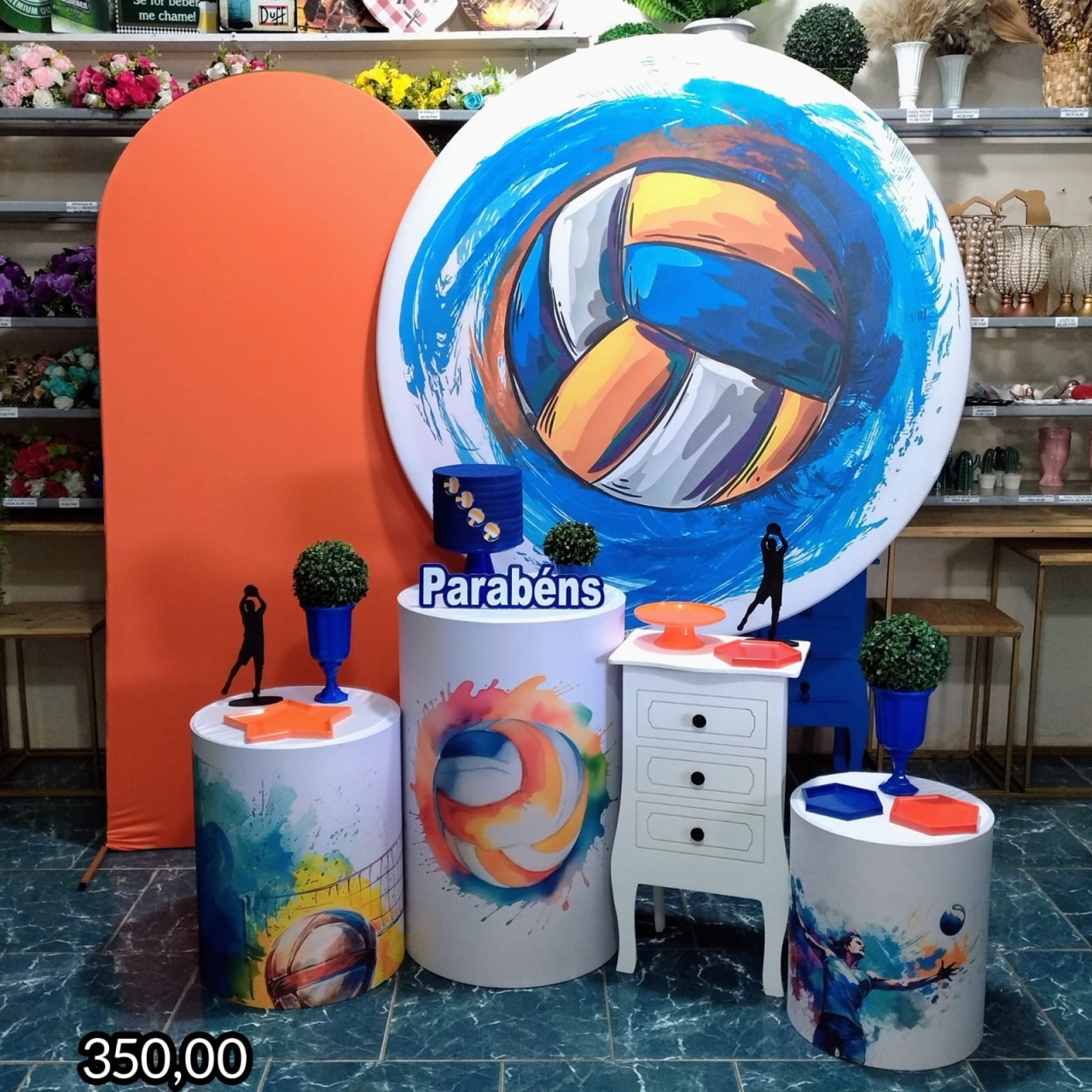 Vôlei (Premium) 1 * - Bn Decorações 