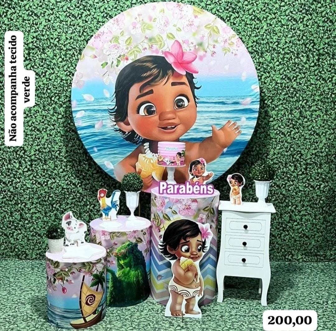 Moana Baby (Festejar) * - Bn Decorações 