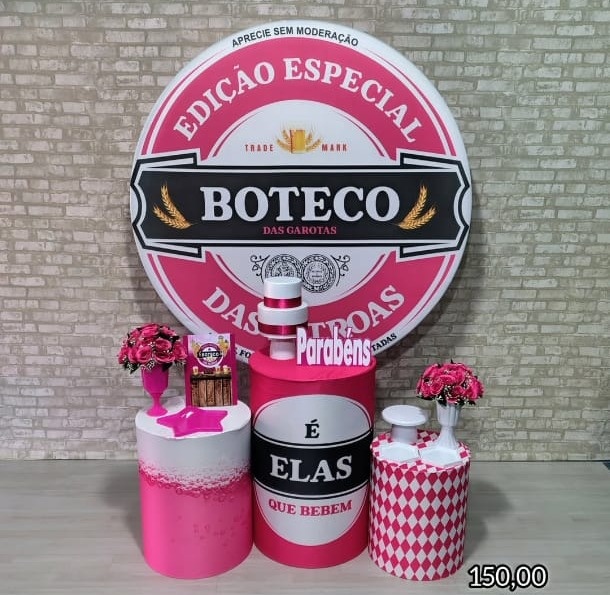 Boteco Feminino (Encanto) * - Bn Decorações 