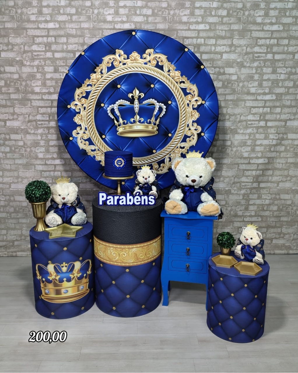 Coroa Realeza (Festejar) * - Bn Decorações 