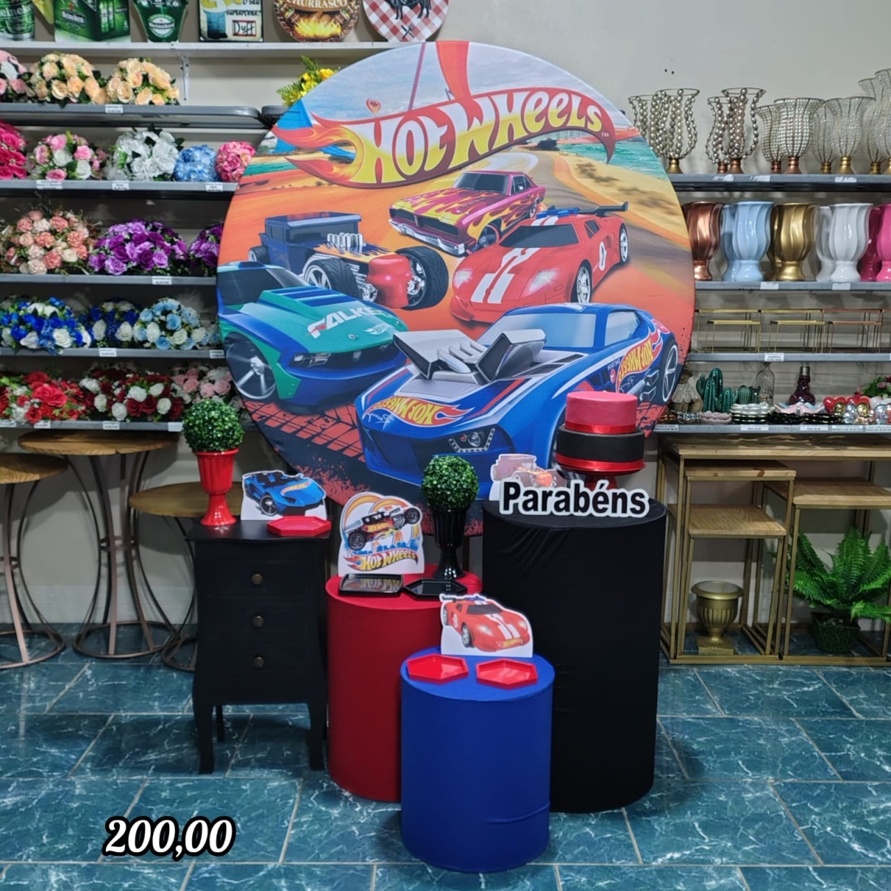 Hot Wheels (Festejar) *  - Bn Decorações 