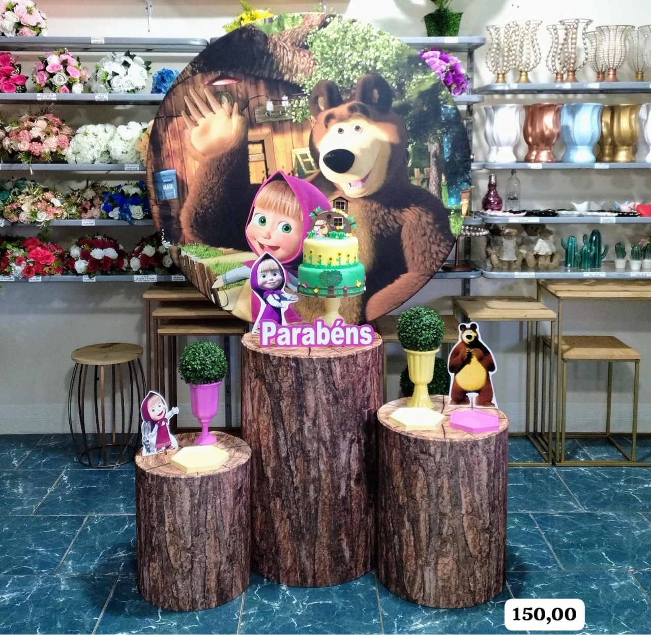 Masha E O Urso (Encanto) * - Bn Decorações 