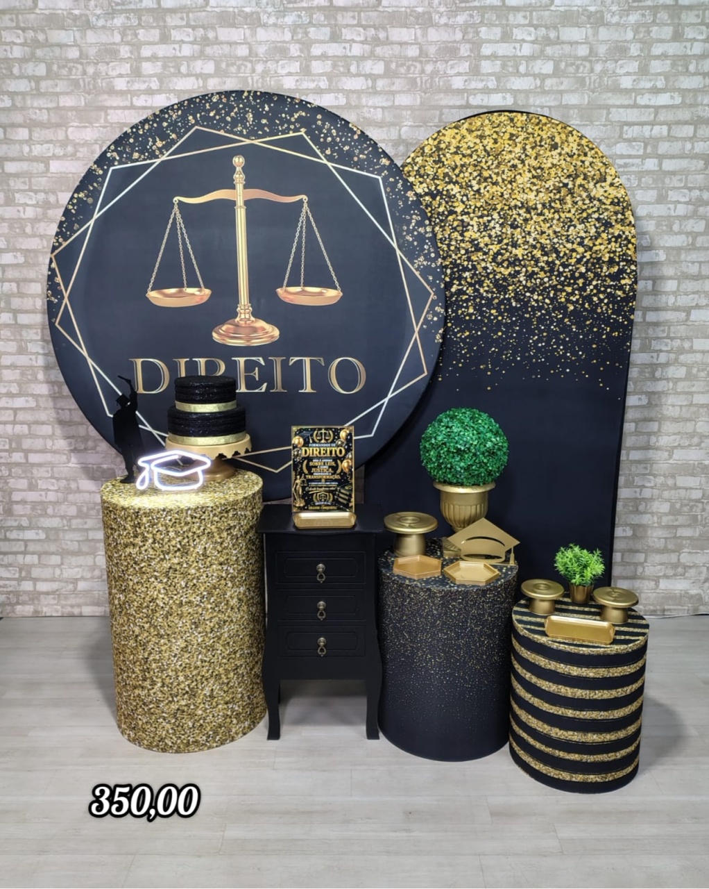 Formatura Direito (Premium) 1 * - Bn Decorações 