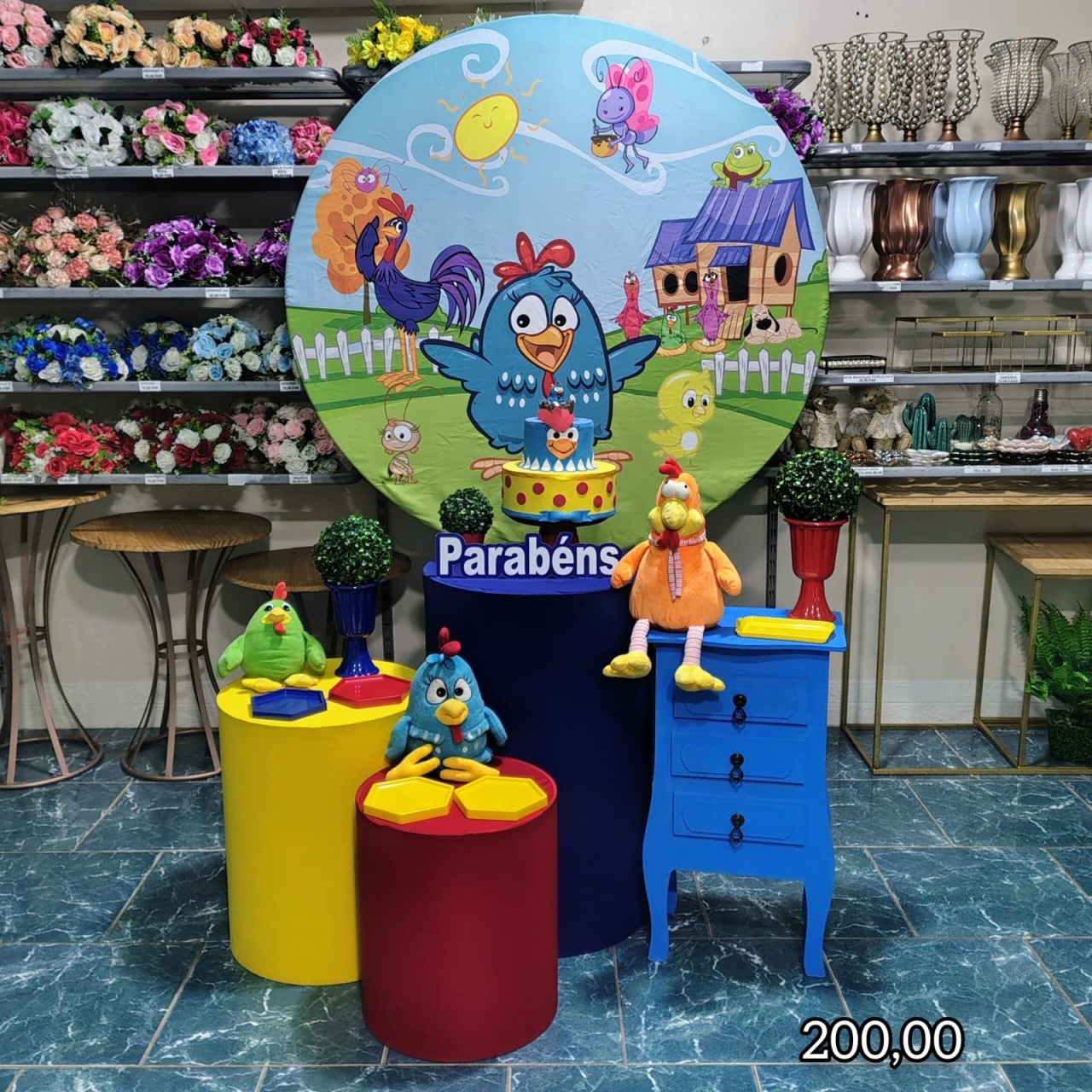 Galinha Pintadinha (Festejar) * - Bn Decorações 