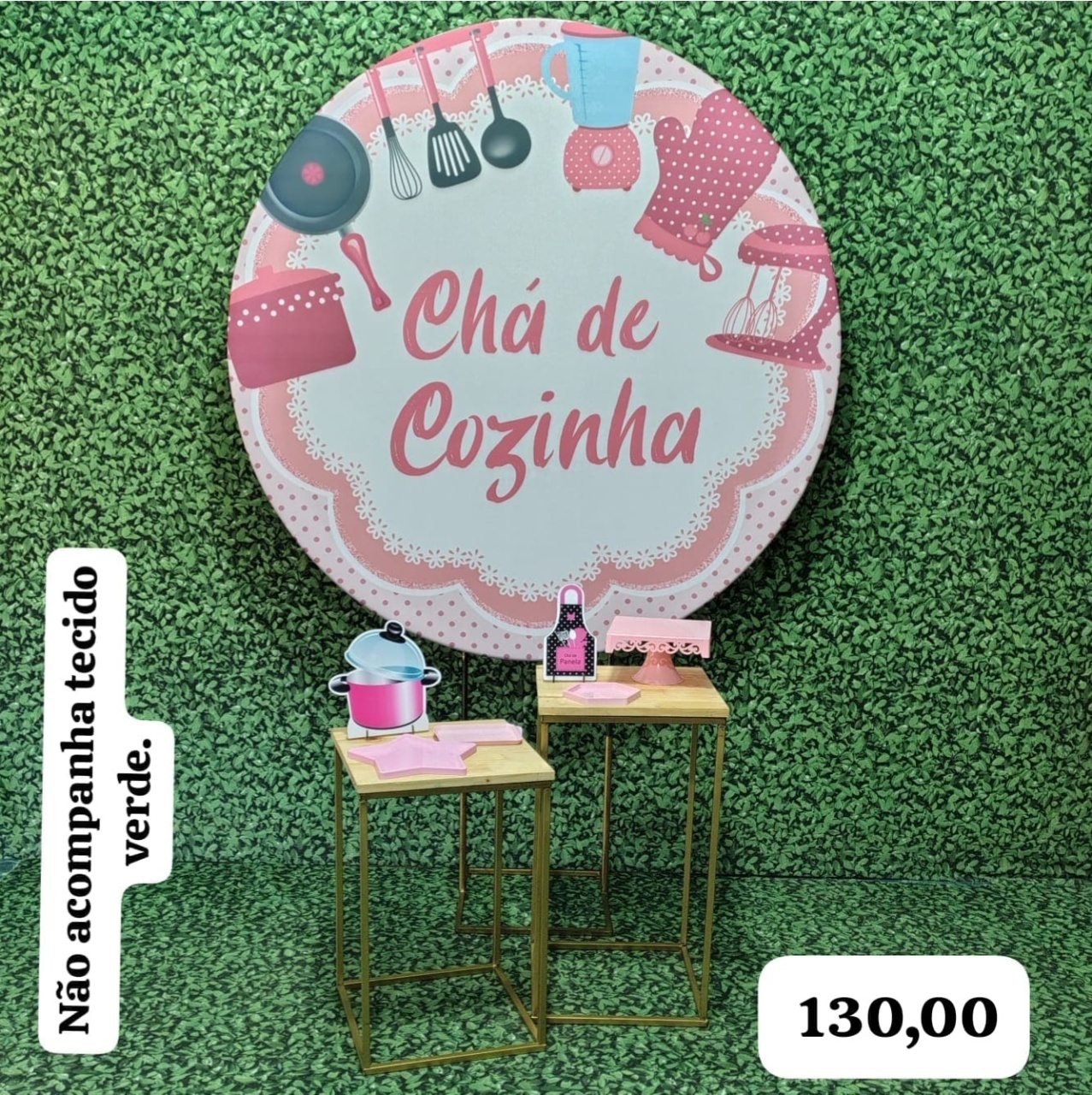 Chá de Cozinha 1 (Celebre Com 2 Mesas) - Bn Decorações 