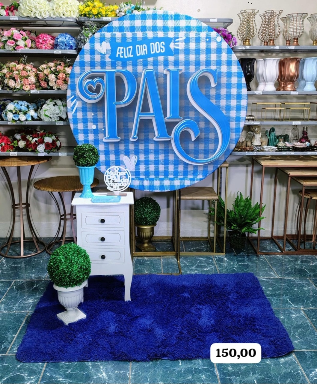 Dia dos Pais Com Aparador Branco * - Bn Decorações 