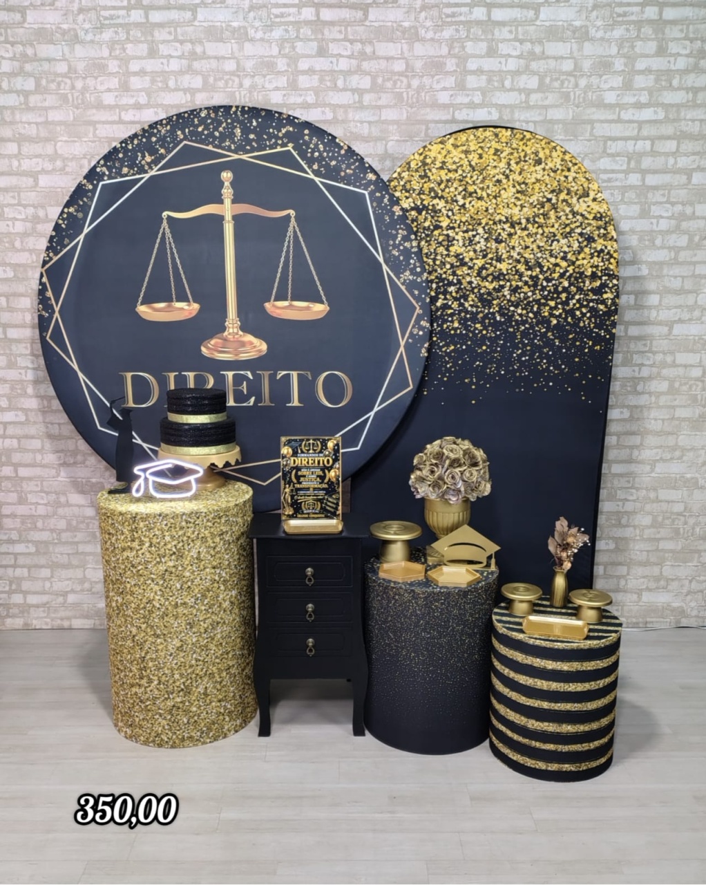 Formatura Direito (Premium) 2 * - Bn Decorações 