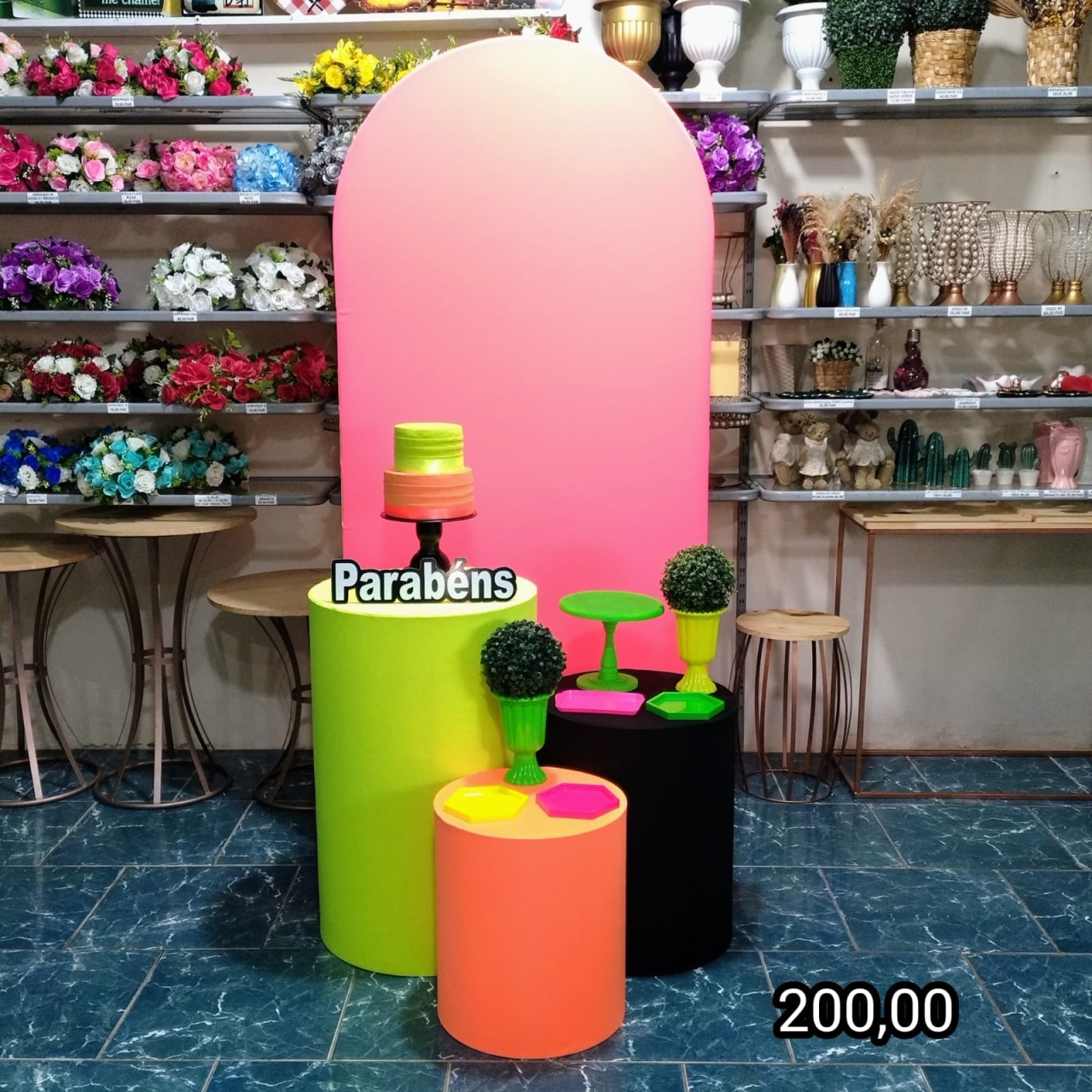 Romano Neon (Festejar) 23 * - Bn Decorações 