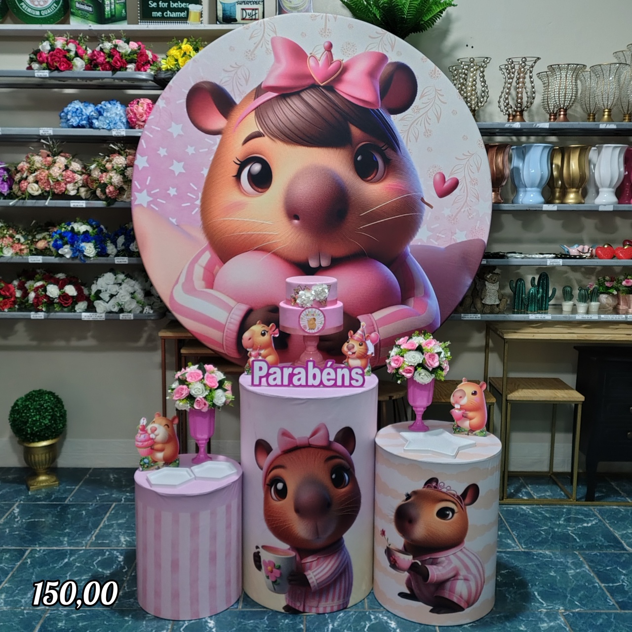 Capivara (Encanto) 2 * - Bn Decorações 