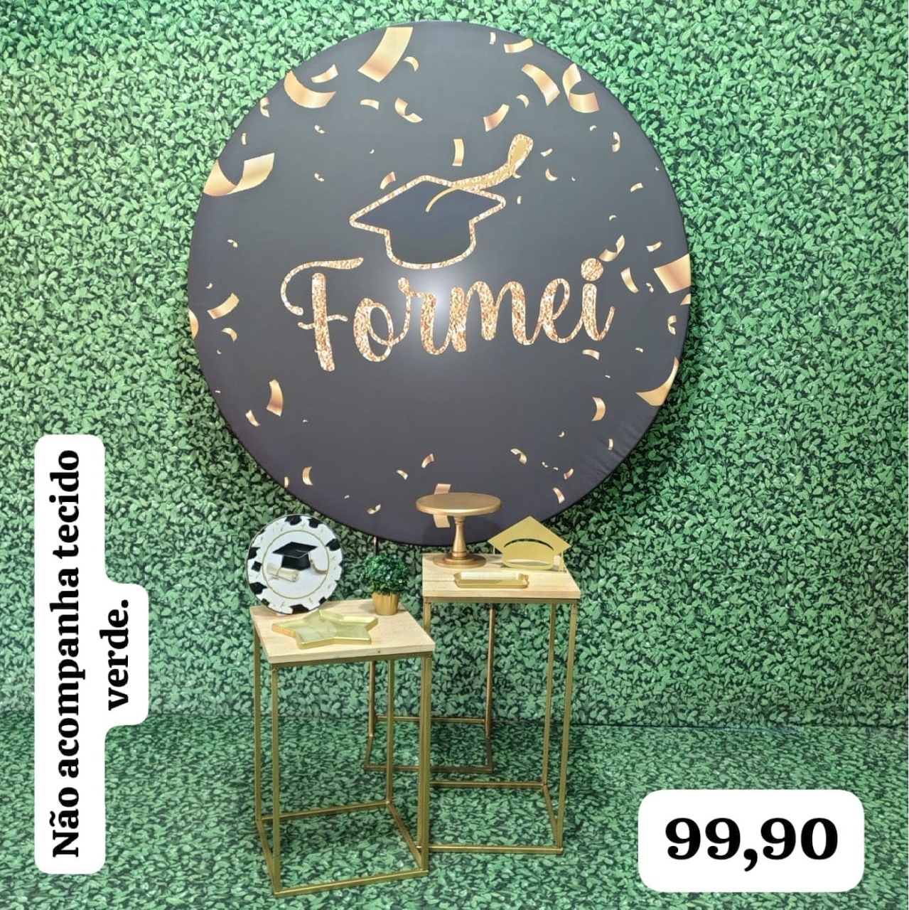 Kit Formatura (Promoção 2 Mesas de Ferro) - Bn Decorações 