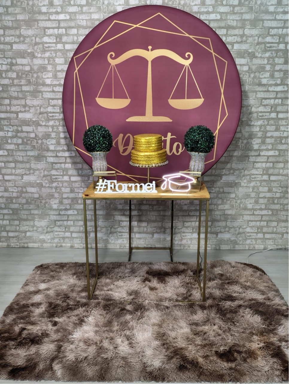 Formatura de Direito (Composição) * - Bn Decorações 