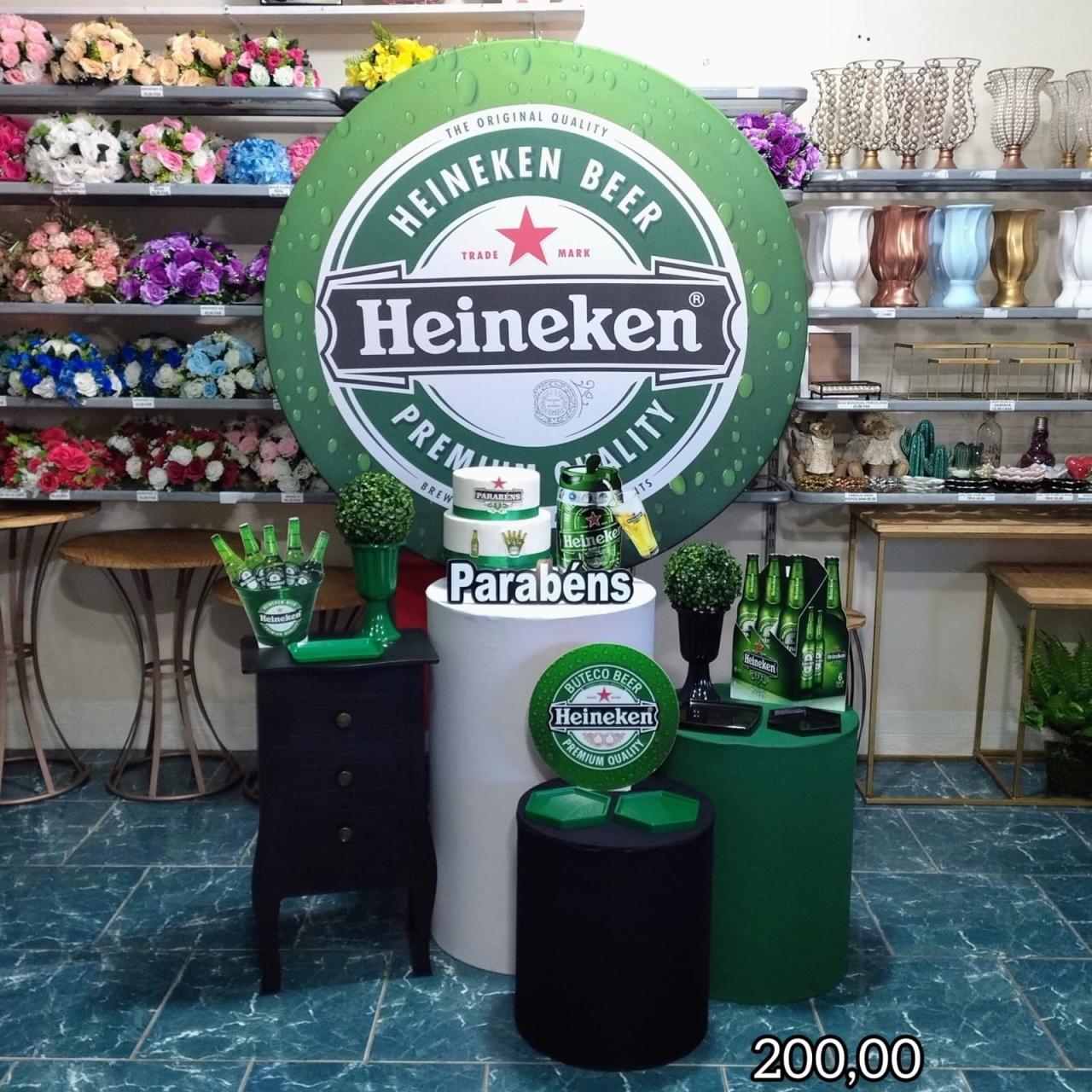 Heineken Masculino (Festejar) - Bn Decorações 