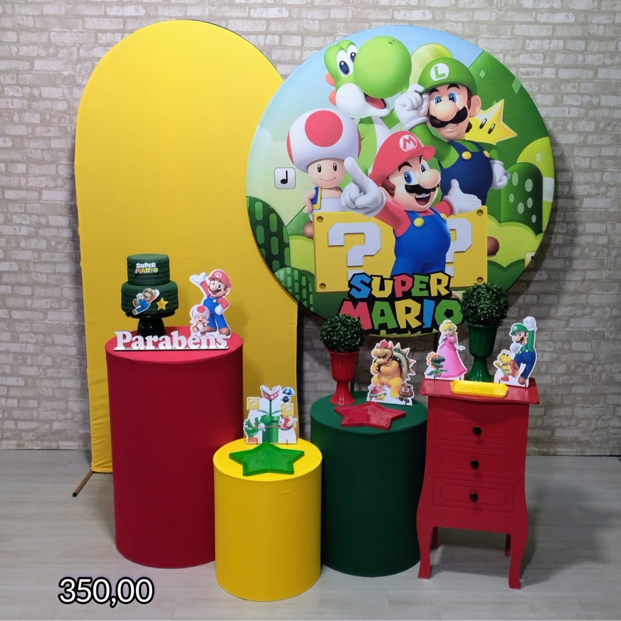 Super Mario (Premium) - Bn Decorações 
