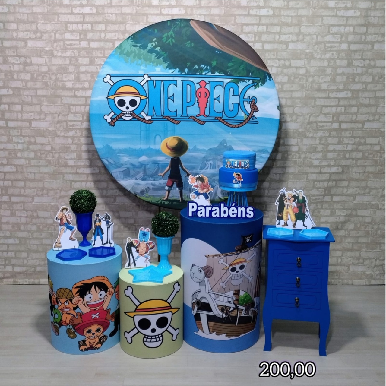 One Piece (Festejar) *  - Bn Decorações 