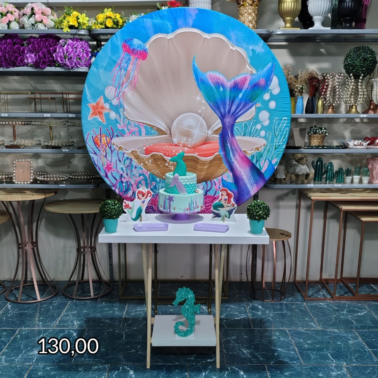 Sereia Mesa Cavalete Composição 2 * - Bn Decorações 