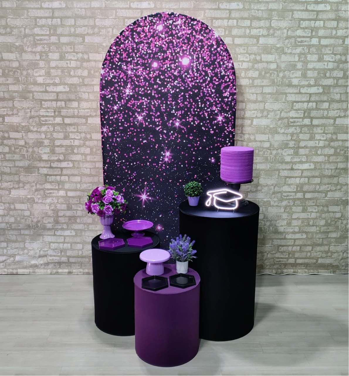 Romano Formatura (Festejar) Com Led 37 * - Bn Decorações 