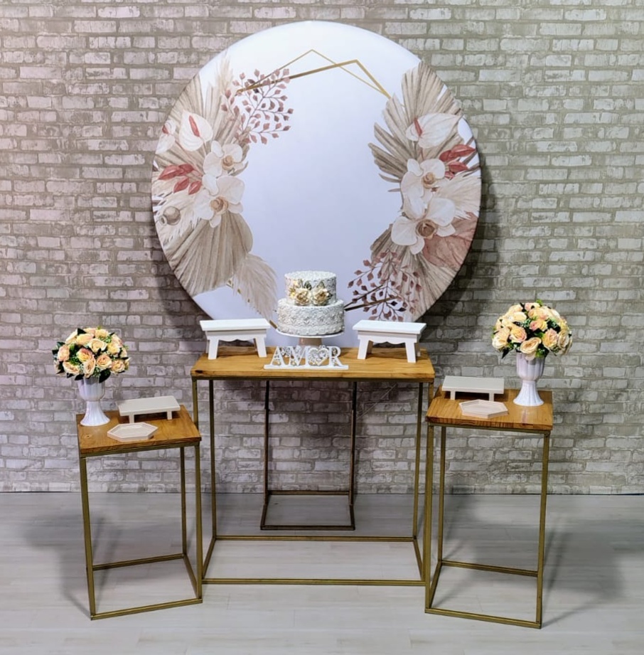 Coleção Essência Lançamento (Painel Boho Com Branco) * - Bn Decorações 