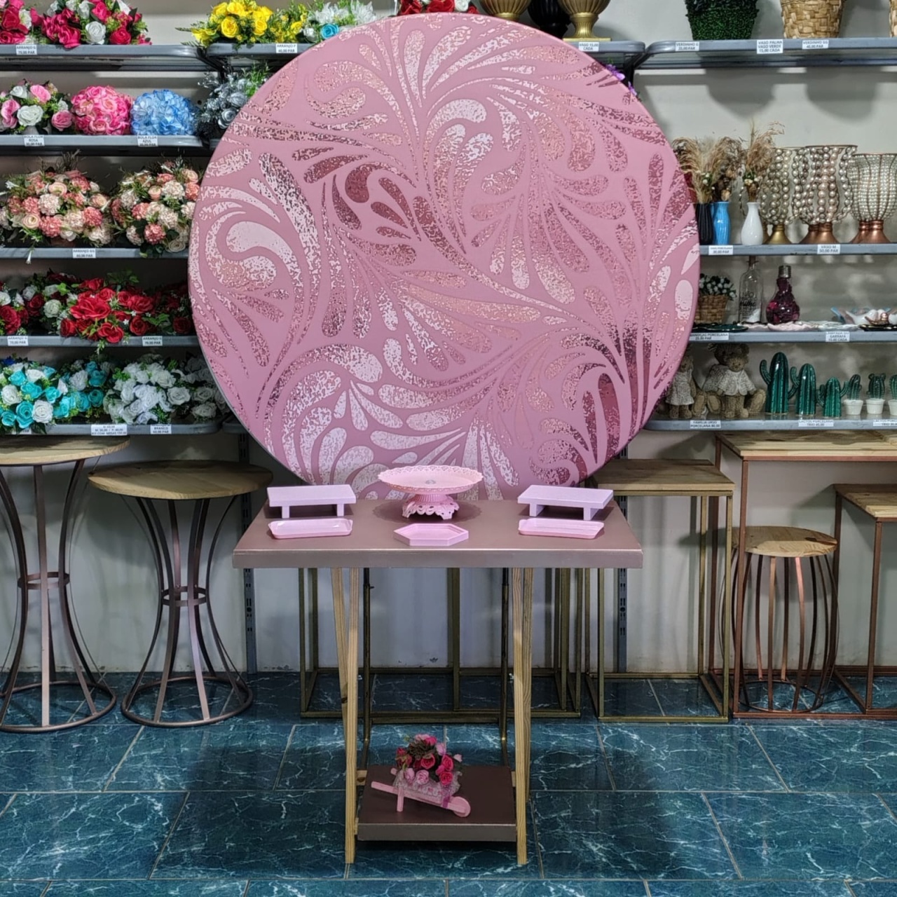 Rose Gold (Promoção Mesa Cavalete) * - Bn Decorações 