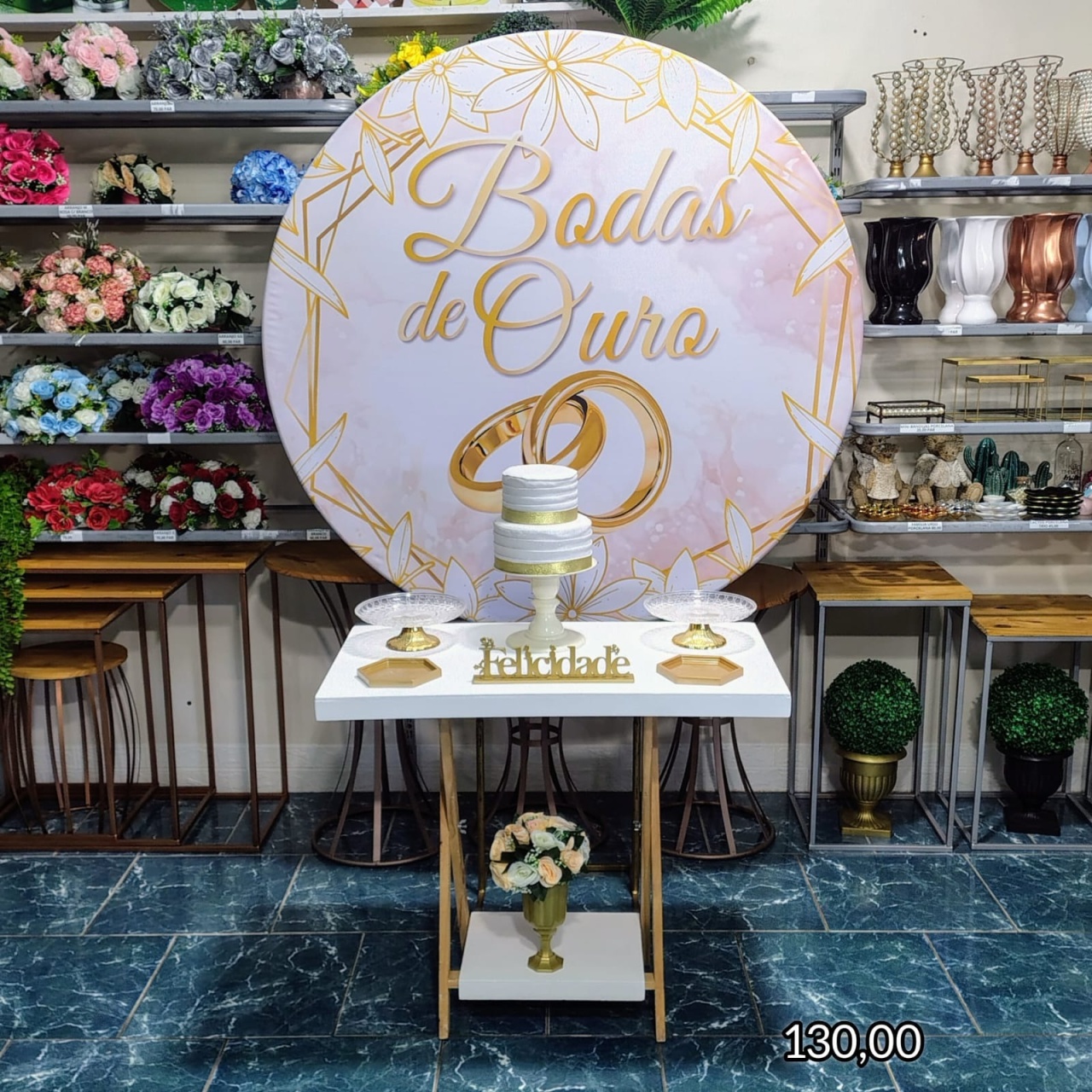 Bodas de Ouro (Composição)  - Bn Decorações 