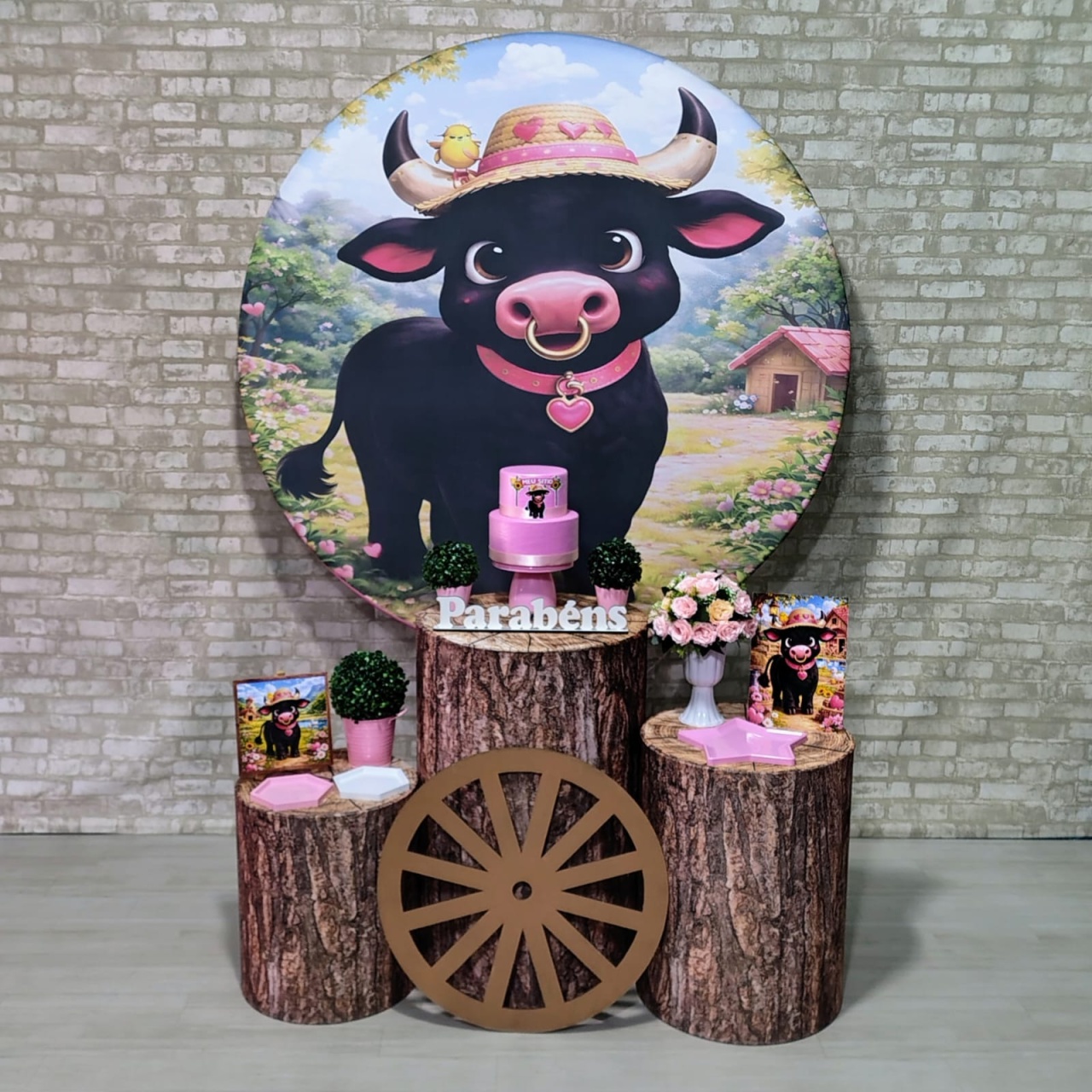 Boi da Cara Preta (Encanto) * - Bn Decorações 