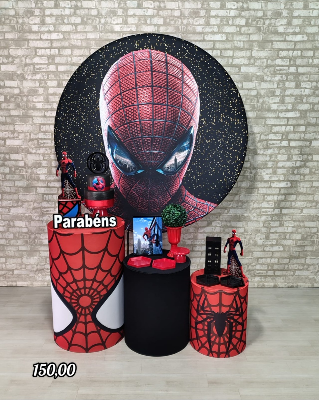 Homem Aranha 3 (Encanto) * - Bn Decorações 