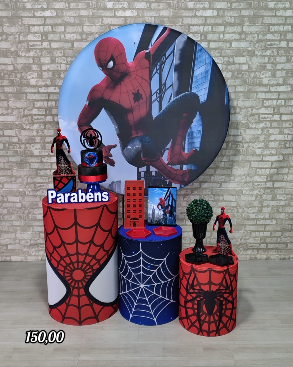 Homem Aranha 4 (Encanto) * - Bn Decorações 