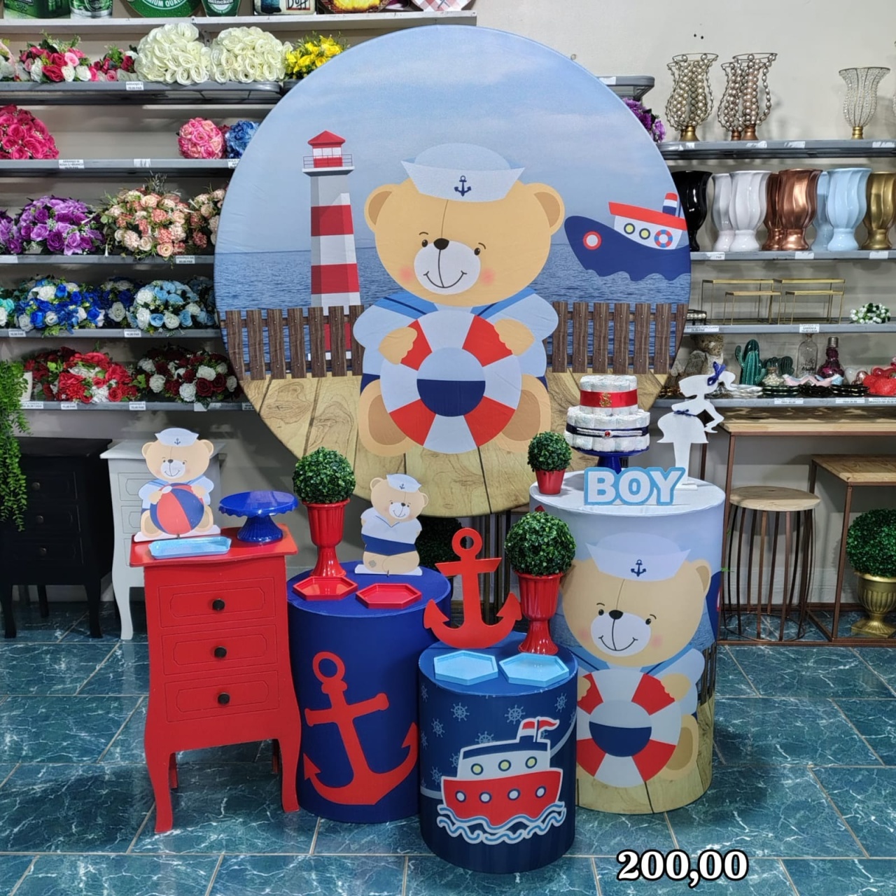 Marinheiro Urso (Festejar) 2 *  - Bn Decorações 