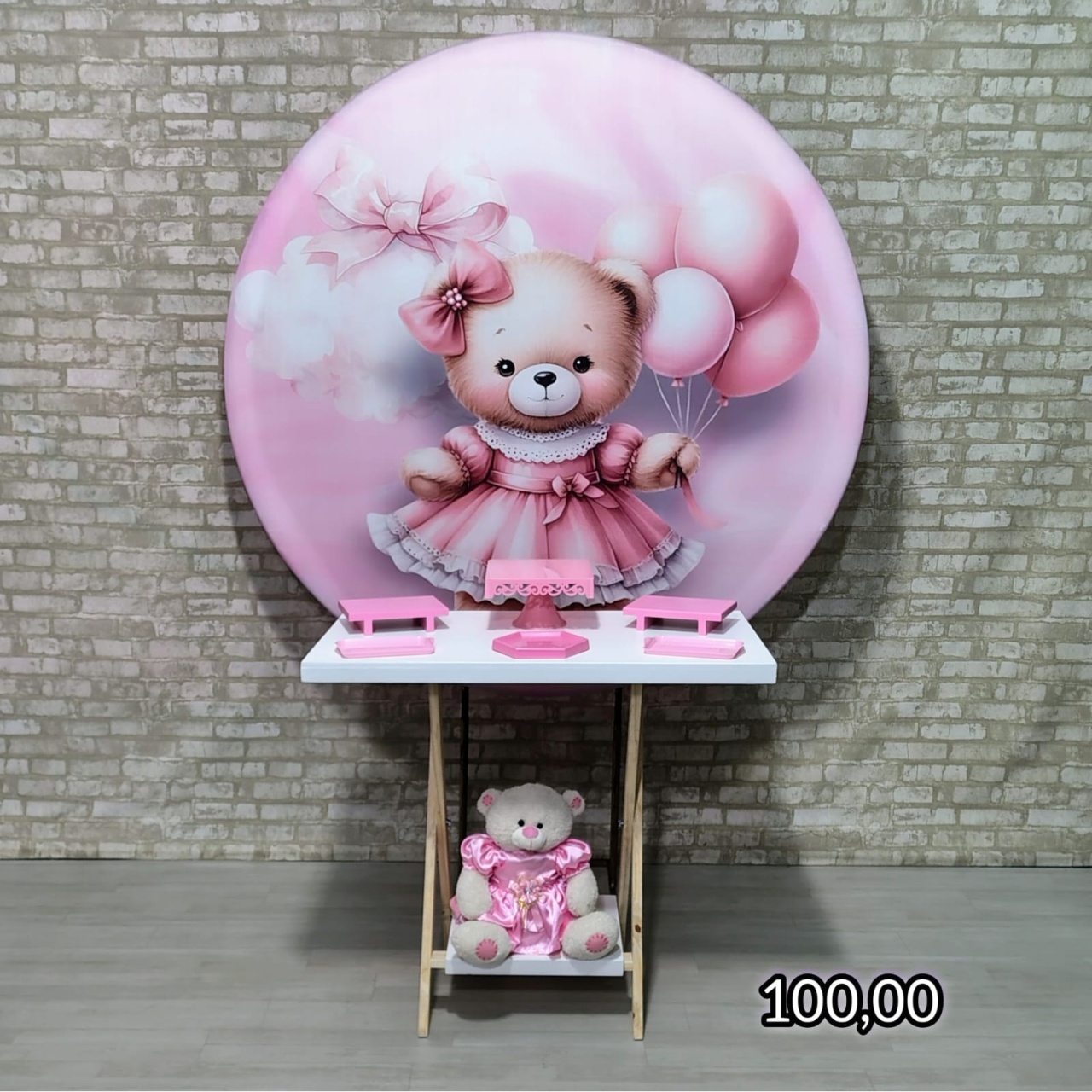Ursa Balões (Mesa Cavalete) * - Bn Decorações 