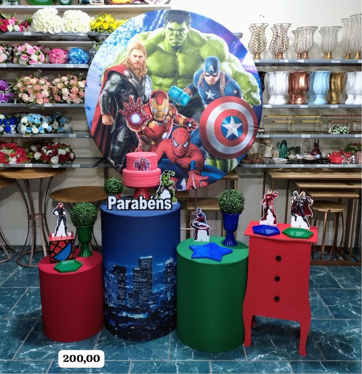 Vingadores (Festejar) *  - Bn Decorações 
