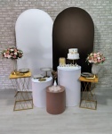 Casamento Marrom Com Off White (Composição) * 2 Painéis Romano - imagem 1