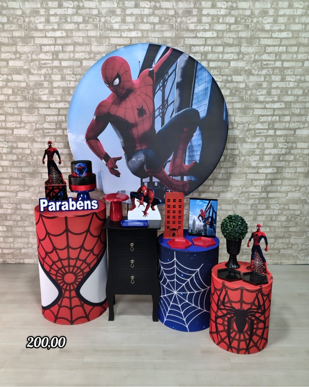 Homem Aranha 4 (Festejar) * - Bn Decorações 