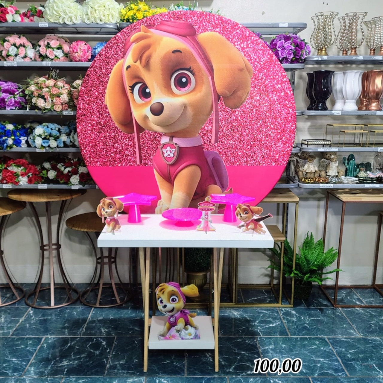 Skye Rosa Pink (Promoção Mesa Cavalete) * - Bn Decorações 