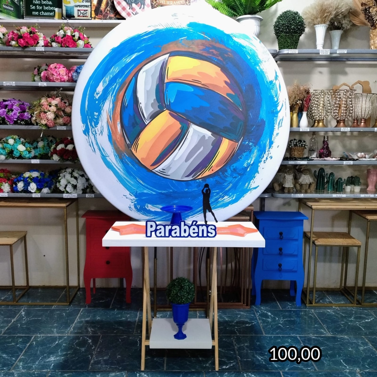 Vôlei (Promoção Mesa Cavalete) * - Bn Decorações 