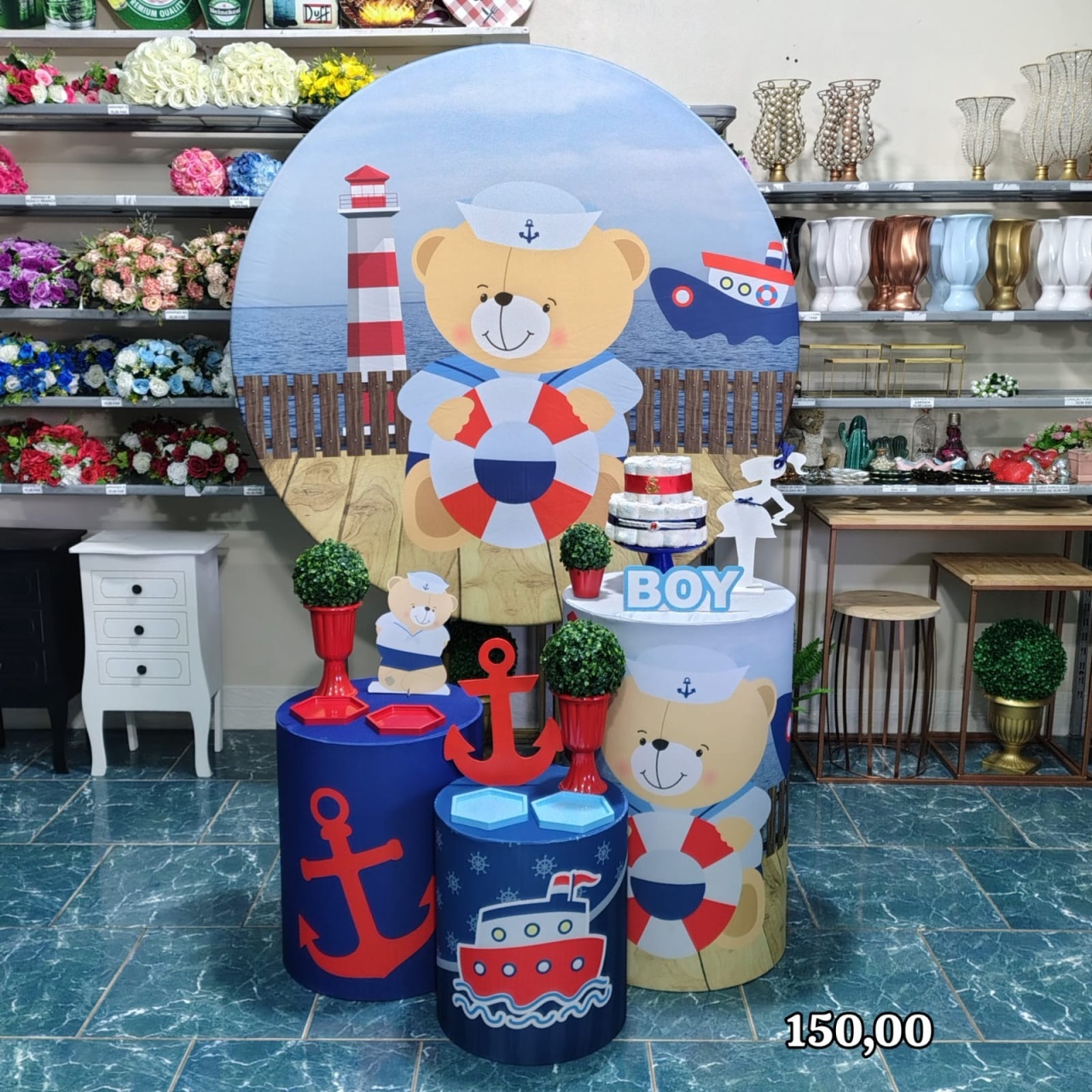 Marinheiro Urso (Encanto) 2 *  - Bn Decorações 