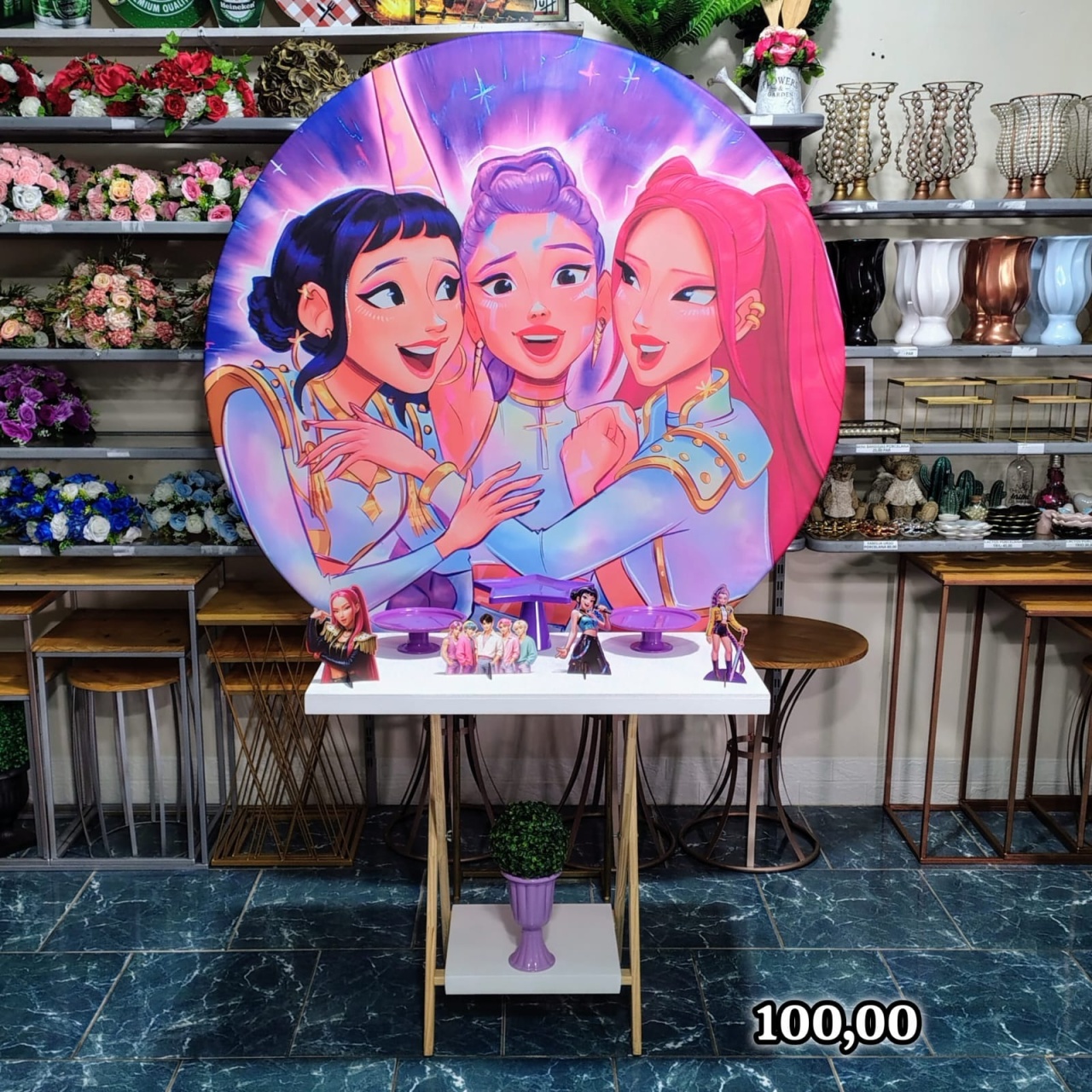 Guerreiras K-Pop (Promoção Mesa Cavalete) 2 * - Bn Decorações 