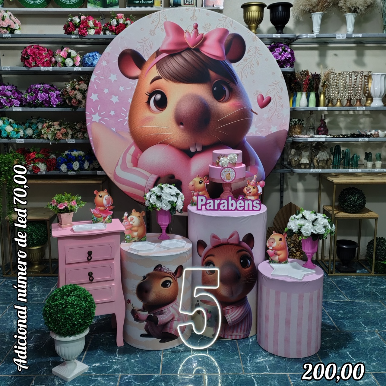 Capivara (Festejar) * - Bn Decorações 