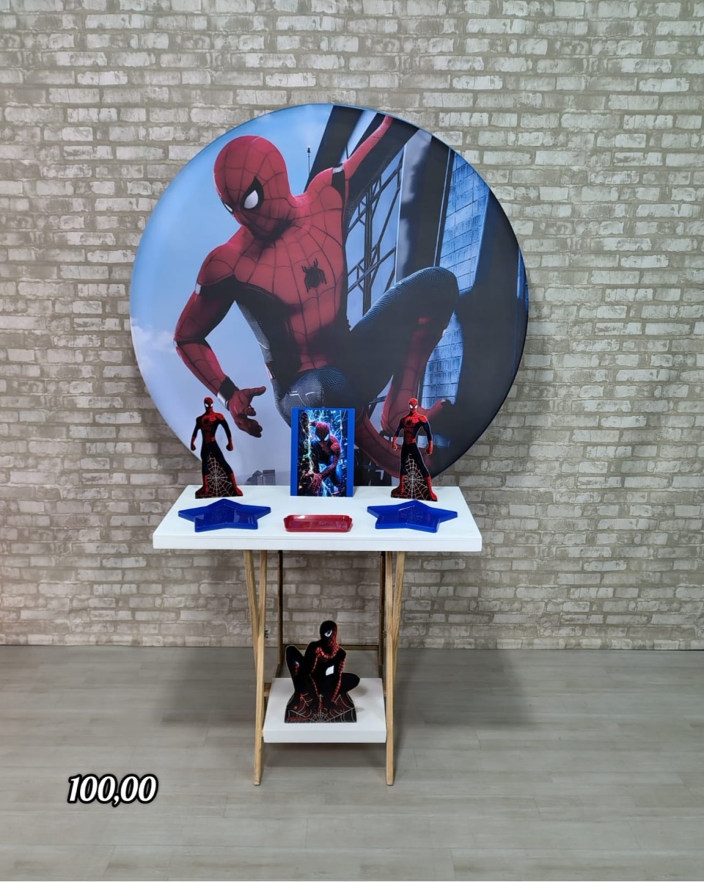 Homem Aranha 4 (Mesa Cavalete Branca) * - Bn Decorações 
